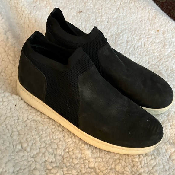 Awesome suede Eileen Fisher slip-on sneakers - sz 7 ❤️ LAST CHANCE! - Picture 1 of 6